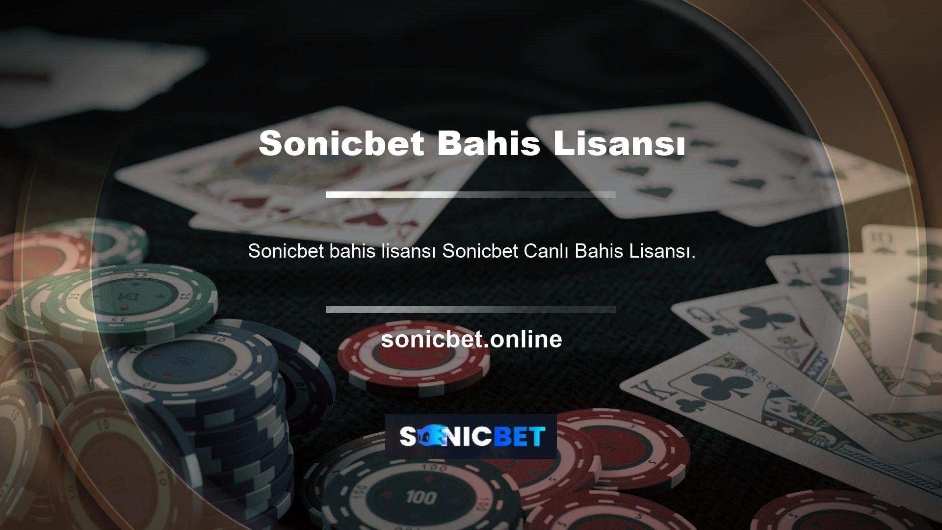 Sonicbet bahis bonusuna geçmeden önce dudak lisansı arasında yaşıyor, bu bahis sitesi hakkında başka bir sorum olacak